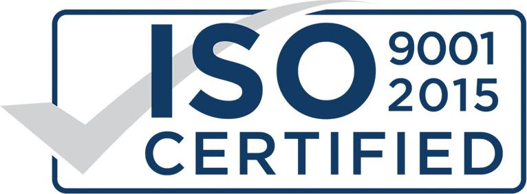 ISO 9001:2015 certification mark